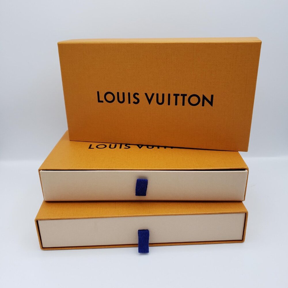 100% authentic Louis vuitton Set of 3 Boxes for Wallet & Pouches